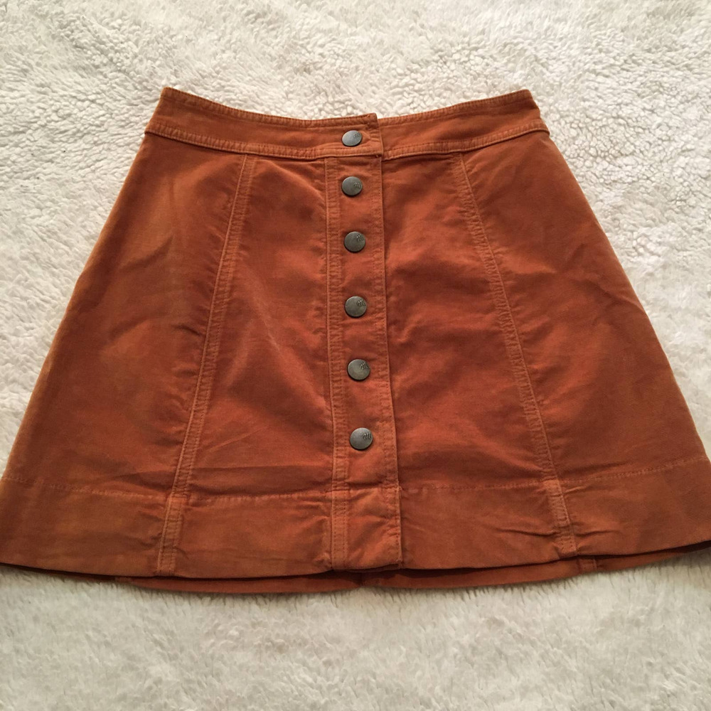 Madewell  skirt with snap buttons
